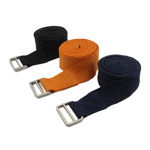 Correa de Yoga de algodón Premium Cinturón elástico ajustable para flexibilidad en entrenamiento de pilates y ejercicio físico - Product Image 5