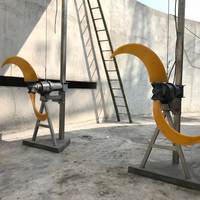 Mélangeur à hélice submersible à faible vitesse et grand rotor série QDTA pour le traitement des eaux usées et les fossés d'oxydation