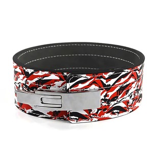 Ceinture de musculation en cuir de 4 pouces de large avec impression sublimée personnalisée, rembourrage en mousse, ceinture de musculation pour la salle de sport, soutien du dos et du tronc, vente en gros OEM - Product Image 3