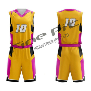 ชุดกีฬากางเกงบาสเก็ตบอลใส่สบายชุดทีมกีฬาเสื้อเจอร์ซีย์ใส่กลับด้านได้ตามต้องการสำหรับโรงงานมืออาชีพในฤดูร้อน - Product Image 6