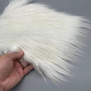 100% Polyester matelassé matériel solide fausse fourrure polaire Minky deux couleurs velours tissu pour jouet couverture tapisserie d'ameublement Textile à la maison - Product Image 5