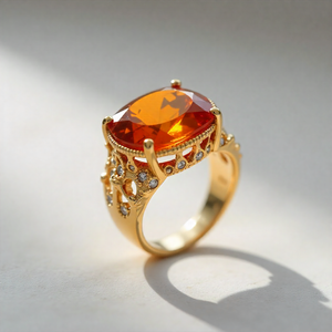 925 Silver Natural Citrine Ring for Women Luxury Gemstone Jewelry for Weddings Parties and Everyday Fashion - Product Image 6