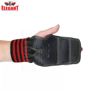 Almohadilla de agarre para entrenamiento físico de levantamiento de pesas 2024, equipo de gimnasio, empuñaduras de cuero de ELEGANT SPORTS - Product Image 6