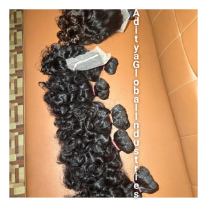 มัดผมมนุษย์แบบไม่ผ่านกระบวนการผมธรรมชาติแบบดิบมัดผมอินเดีย - Product Image 2