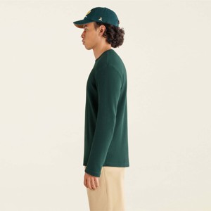 Pull pour femmes du fabricant personnalisé OEM-imprimé de lettres, solide, à manches longues, haut court décontracté - Product Image 2