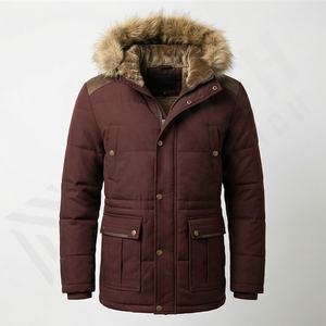 Veste parka pour homme fabriquée par le fabricant, tenue de qualité supérieure à manches longues, vêtements de rue tendance, manteau thermique chaud et isolé, vêtements d'extérieur épais - Product Image 1
