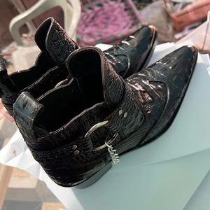 Auténticas Botas Vaqueras Mexicanas OBEXA de Lujo, con Cierre Elástico en la Puntera, de Cuero Genuino, para Hombre, para Todas las Temporadas - Product Image 5