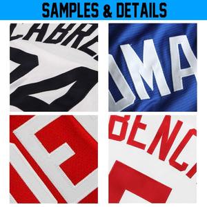 Custom Red White-Navy Authentic Fade Fashion Baseball Jersey - Product Image 4