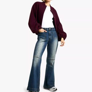 <b>Women</b> Personalized Denim <b>Jeans</b> Wholesale New Trending Supplier <b>Women</b> Denim <b>Jeans</b> Wholesale Price - Product Image 3