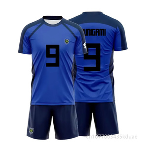 Ensemble de 2 pièces de maillot de football et short Anime Blue Lock Yoichi pour hommes et enfants, impression de nom personnalisée, vêtements de sport tendance - Product Image 2