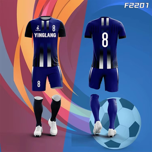 High Quality Cheap Soccer Jersey Uniformes De Futbol Club Soccer Uniform Sets Football Jersey Kit Custom Soccer Jersey - Product Image 6