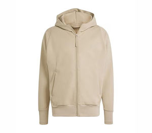 Haute qualité 300gsm 60% coton 40% polyester respirant logo personnalisé vierge décontracté fermeture éclair sweats à capuche hommes - Product Image 1