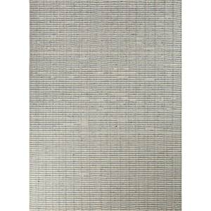 Alfombra Contour Green Clásica a Rayas Abstractas de Jacquard, Tejida a Mano, de Lana y Viscosa, 10mm, para Hogar y Coche, HWV-51024, Rectangular, Tipo Rompecabezas, para Pasillo - Product Image 1