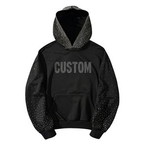 Sudadera Unisex Personalizada de Invierno, Estilo Holgado, con Bordado de Diamantes de Imitación, Diseño de Hombros Caídos, Ecológica - Product Image 1