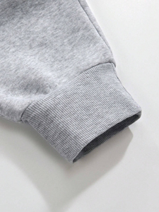 Men Drawstring Waist Sweatpants Solid <b>Elastic</b> Waist Sweatpants Manufacturer Fleece Joggers Men Sweatpants Autumn Men Sweat Pants - Product Image 4