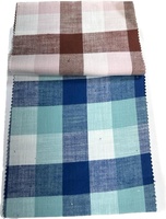 Tissu de chemise en flanelle de coton à carreaux écossais Madras, carreaux à carreaux en carreaux de carreaux de Style européen, tissu de flanelle brossé pour chemises