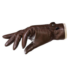 Gants en cuir à doigts entiers de meilleure qualité pour femmes hiver chaud et respirant tendance en plein air usage quotidien décontracté conduite - Product Image 3