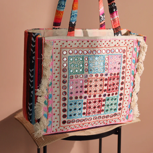 Bolsos de mano personalizados de la mejor calidad para mujer, estilo de moda abierto de gran cantidad para uso multiusos, indio por glowin fashion - Product Image 4