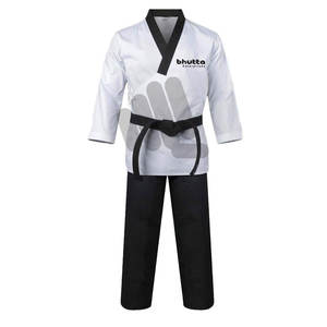 Uniforme de Taekwondo para hombre de colores sólidos hecho profesionalmente, nuevo diseño, gran oferta, ropa de artes marciales - Product Image 1