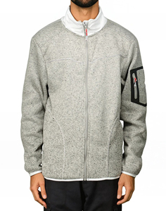 Chaqueta de lana para exteriores para trabajo en clima frío, chaqueta de lana Polar para hombre con doble capa cálida, chaqueta de lana cálida y ligera - Product Image 1