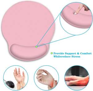 Aanpasbare Rubberen Muismat Met Antislip Basisstralingsbescherming Cartoon-Stijl Ergonomische Polsbandjes - Product Image 4