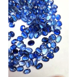 Haute qualité 279 pièces 5x4mm bleu kyanite facette 132cts Lot calibré optique spécial argent perle forme naturelle pour la fabrication de bijoux - Product Image 3