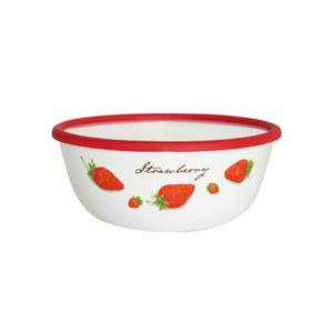 ชุดถ้วยชามผสมขนาด22ซม. ชุดภาชนะใส่อาหารของ Fuji เคลือบสตรอเบอร์รี่ - Product Image 1