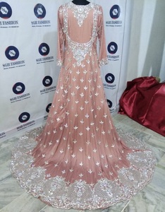 Vestido de boda de diseño paquistaní, ropa para fiesta, hermoso trabajo de mano personalizado en cualquier color y tamaños - Product Image 2