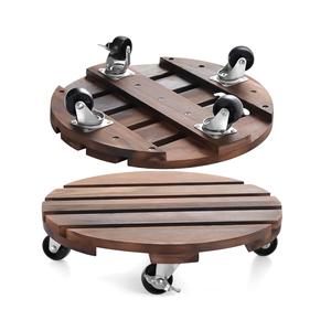 Support de plante sur roulettes, base roulante robuste pour jardinières d'intérieur et d'extérieur - Product Image 2