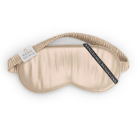 Masque pour les yeux en soie de mûrier pur 100% étiquette de logo personnalisée masque pour les yeux en soie d'impression solide naturelle masque pour les yeux de sommeil en soie voyage