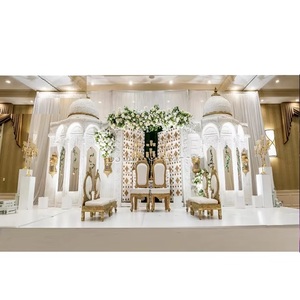 Ravissant Raj Mahal thème scène de mariage ouverte scène de Style sri lankais pour mariage scène de réception de mariage sud-indien - Product Image 1