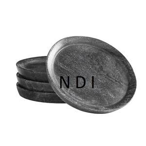 Newest Style <b>Marble</b> Tea Coaster <b>Set</b> Of 4 <b>Dinner</b> Table Top Centerpieces Hot Selling Hotel Restaurant Usage Tea Coaster <b>Set</b> - Product Image 1