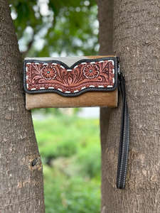 Bolso de mano de cuero de piel con pelo de estilo occidental para mujer, bolso de mano diseñado para mujer, billetera única de cuero con herramientas de Venta caliente - Product Image 3