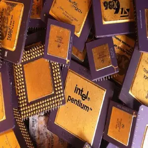 Very Low Price for Gold recovery Pentium Pro Gold top CPU Processor Scrap 486 & 386 CPU/Computer Motherboard Scrap/Ceramic