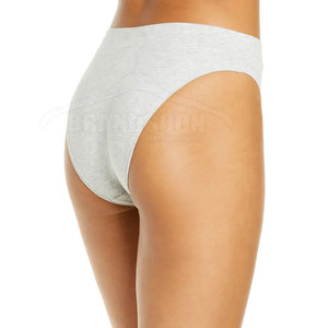 Nueva llegada de alta calidad de las mujeres de corte alto de punto bragas diarias logotipo personalizado bragas de algodón transpirable al por mayor - Product Image 3