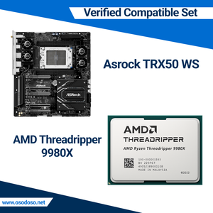 Conjunto AMD Threadripper 9980X+ Asrock TRX50 WS - Product Image 1