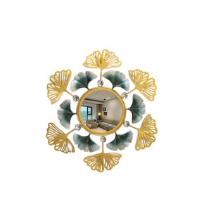 Wedding Parties Decorative Modern Golden <b>Wall</b> Mounted Hanging <b>Mirror</b> Home <b>Bathroom</b> Customized Eco-friendly Handmade Factory - Product Image 5