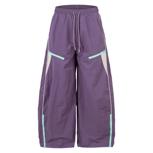 เสื้อแจ็คเก็ตกันลมไนลอนแบบยูนิเซ็กซ์ หลายกระเป๋า ทรงปกติ กางเกงไนลอนทรงเข้ารูป แห้งเร็ว ทรงหลวม - Product Image 1