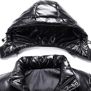 Veste d'hiver isolée avec logo personnalisé impression broderie thermique extérieur chaud manteau OEM ODM usine fournisseur fabricant - Product Image 3