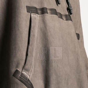 เสื้อฮู้ดผู้ชายผ้าคอตตอนผสมกรดซักแฟชั่นฤดูหนาว - Product Image 5