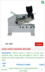 เครื่องตัดโลหะแบบก้านโยกมือเครื่องมือ460สำหรับเครื่องประดับอัญมณี - Product Image 2