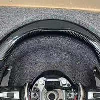 Volant de direction en fibre de carbone avec LED pour véhicules BMW F10 F30 F31 F32 F20 E92 E60 X6 E71 X5 E70 M3 M4 M6