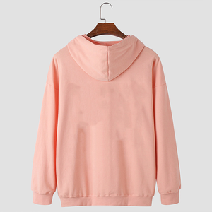 Sweat à capuche en coton avec logo personnalisé OEM pour hommes et femmes Sweat à capuche uni vierge avec impression numérique pour l'hiver - Product Image 2