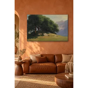 Impresión en lienzo de Fida Alexandre Calame con diseño de árboles de nogal en la colina - Product Image 5