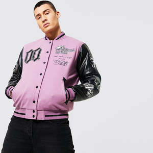 Veste universitaire pour hommes de High Street Logo personnalisé meilleure qualité prix de gros très demandé Lettermen 100% laine écologique - Product Image 3