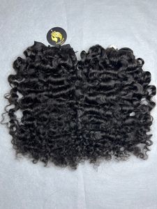 Paquet de tissage de cheveux vierges birmans 8-30 pouces dentelle HD douce avec sensation de main crépus bouclés cheveux brésiliens sensation de main douceur - Product Image 6