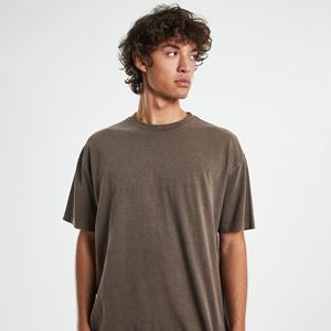 Camiseta de Manga Corta para Hombre, Cuello Redondo, Algodón Grueso, Personalizable, para Fitness y Jogging, 220GSM - Product Image 3