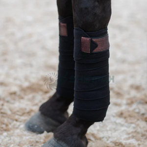 Envolturas de polo de caballo de alta calidad Vendaje de lana suave de múltiples capas para comodidad y soporte Envolturas de polo de equitación/vendajes - Product Image 5