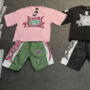 เสื้อยืดแขนสั้น & ชุดสั้นสีและขนาดที่มีจำหน่ายเสื้อยืดและชุดสั้นพร้อมฉลากส่วนตัวสั่งได้ - Product Image 2