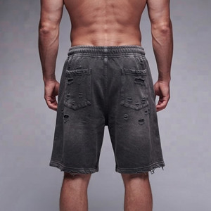 Pantalones Cortos Clásicos para Hombre 2026, Cómodos, de Poliéster/Algodón de Alta Calidad, Cintura Elástica, Lavado Desgastado, con Bolsillos Laterales - Product Image 2